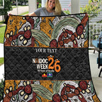 Personalised NAIDOC Deadly 50 Years Quilt Minimalist Aboriginal Art