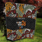 Personalised NAIDOC Deadly 50 Years Quilt Minimalist Aboriginal Art
