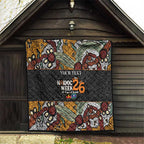 Personalised NAIDOC Deadly 50 Years Quilt Minimalist Aboriginal Art