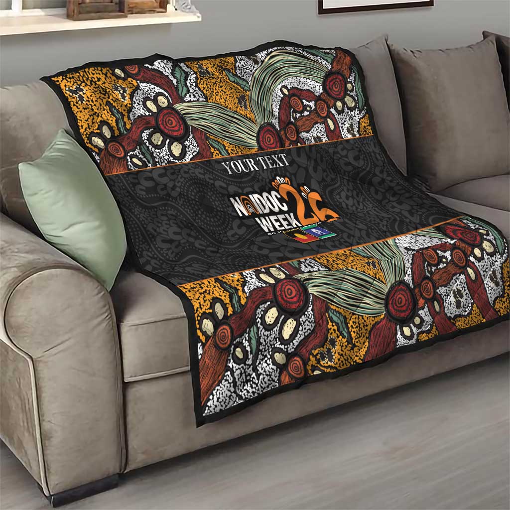 Personalised NAIDOC Deadly 50 Years Quilt Minimalist Aboriginal Art