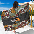 Personalised NAIDOC Deadly 50 Years Sarong Minimalist Aboriginal Art