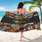 Personalised NAIDOC Deadly 50 Years Sarong Minimalist Aboriginal Art