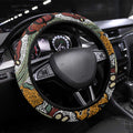 NAIDOC Deadly 50 Years Steering Wheel Cover Minimalist Aboriginal Art