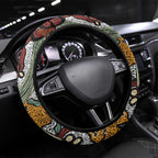 NAIDOC Deadly 50 Years Steering Wheel Cover Minimalist Aboriginal Art