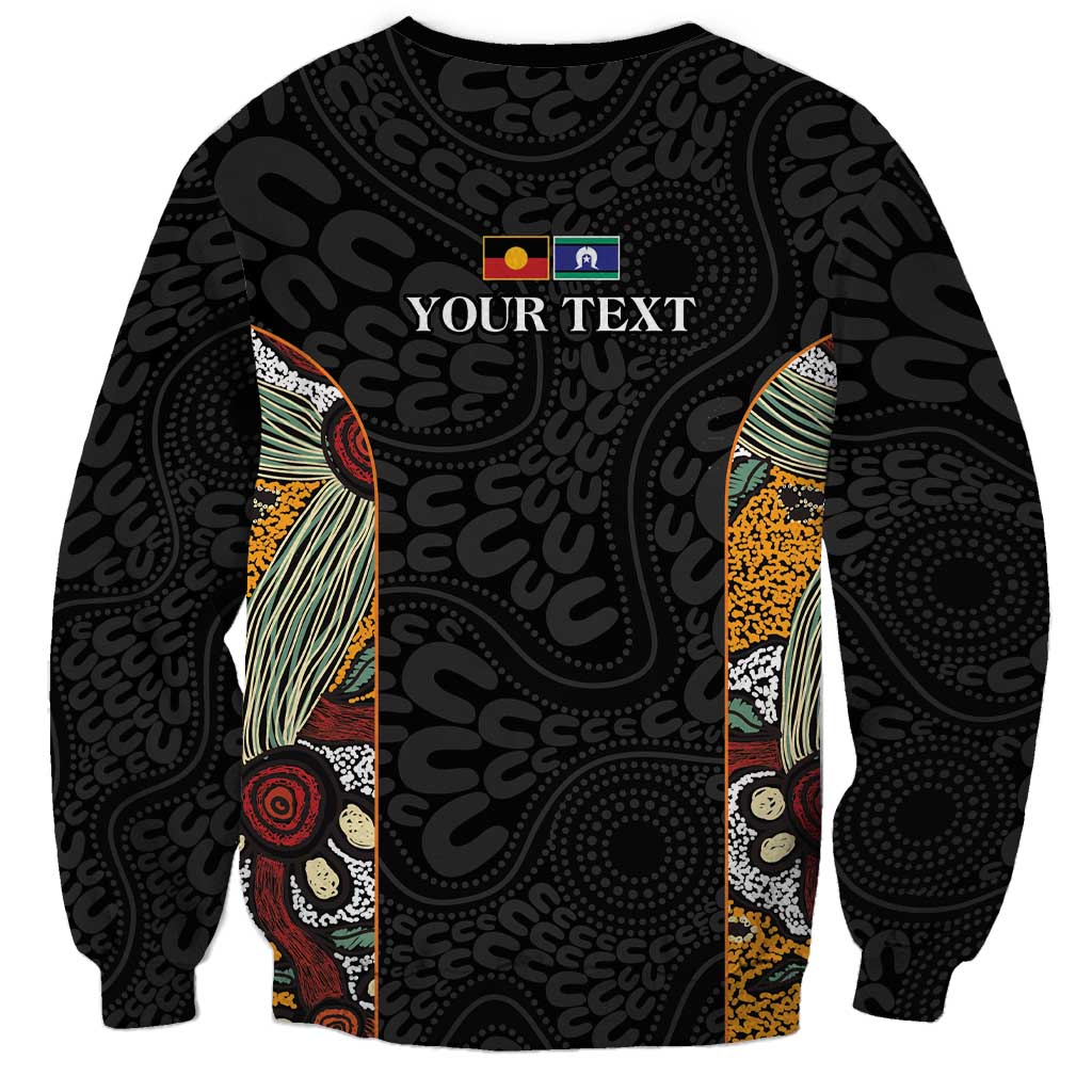 Personalised NAIDOC Deadly 50 Years Sweatshirt Minimalist Aboriginal Art
