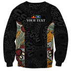Personalised NAIDOC Deadly 50 Years Sweatshirt Minimalist Aboriginal Art