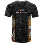 Personalised NAIDOC Deadly 50 Years T Shirt Minimalist Aboriginal Art