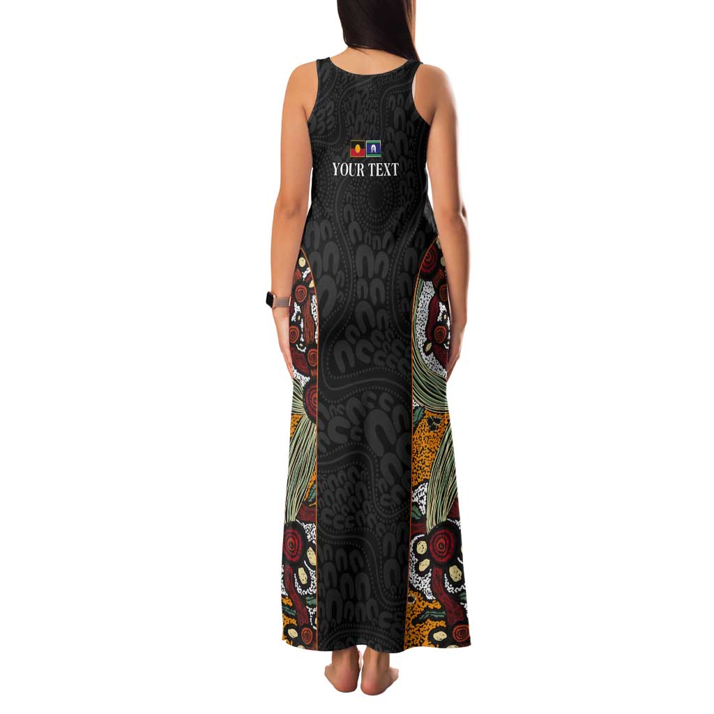 Personalised NAIDOC Deadly 50 Years Tank Maxi Dress Minimalist Aboriginal Art
