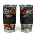 Personalised NAIDOC Deadly 50 Years Tumbler Cup Minimalist Aboriginal Art