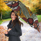 Personalised NAIDOC Deadly 50 Years Umbrella Minimalist Aboriginal Art