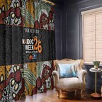 Personalised NAIDOC Deadly 50 Years Window Curtain Minimalist Aboriginal Art