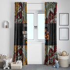 Personalised NAIDOC Deadly 50 Years Window Curtain Minimalist Aboriginal Art