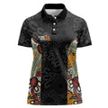 Personalised NAIDOC Deadly 50 Years Women Polo Shirt Minimalist Aboriginal Art