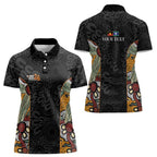 Personalised NAIDOC Deadly 50 Years Women Polo Shirt Minimalist Aboriginal Art