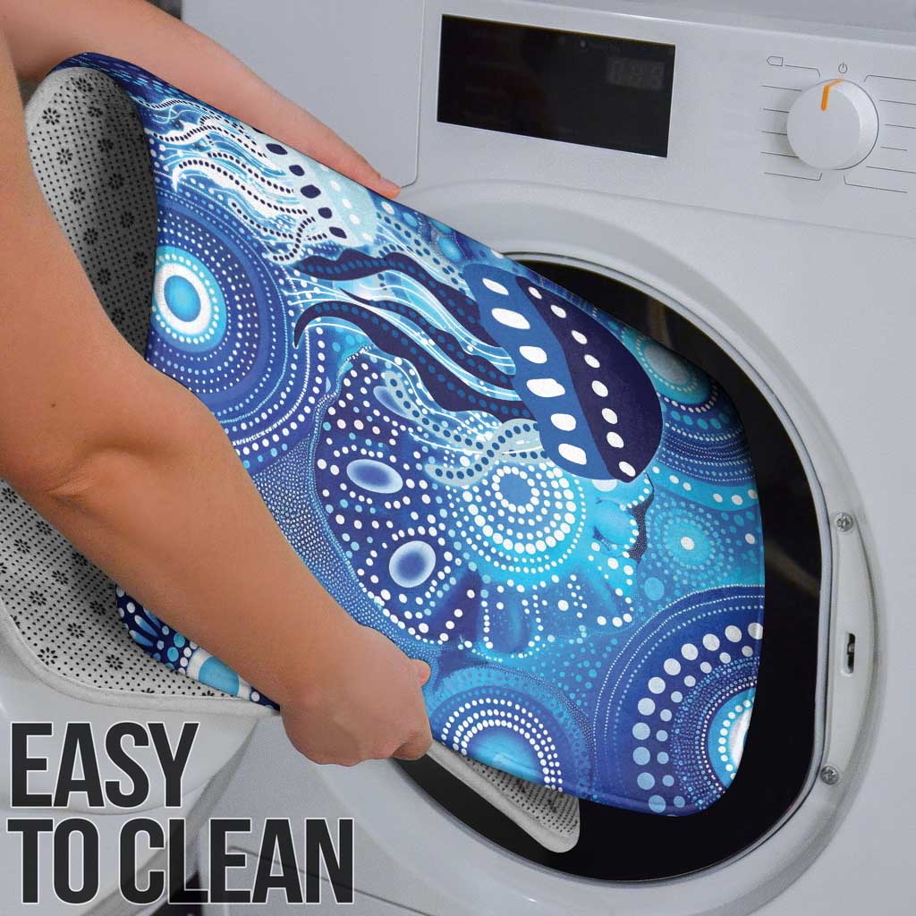 NAIDOC Deadly 50 Years Bathroom Set Jellyfish Aboriginal Culture Inspired Blue