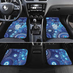 NAIDOC Deadly 50 Years Car Mats Jellyfish Aboriginal Culture Inspired Blue