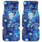 NAIDOC Deadly 50 Years Car Mats Jellyfish Aboriginal Culture Inspired Blue