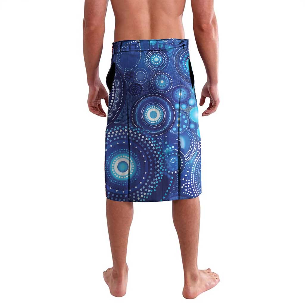 NAIDOC Deadly 50 Years Lavalava Jellyfish Aboriginal Culture Inspired Blue