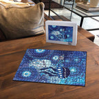 NAIDOC Deadly 50 Years Puzzle Jellyfish Aboriginal Culture Inspired Blue