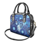NAIDOC Deadly 50 Years Shoulder Handbag Jellyfish Aboriginal Culture Inspired Blue