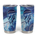 NAIDOC Deadly 50 Years Tumbler Cup Jellyfish Aboriginal Culture Inspired Blue