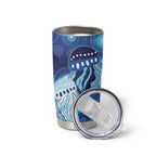 NAIDOC Deadly 50 Years Tumbler Cup Jellyfish Aboriginal Culture Inspired Blue