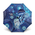 NAIDOC Deadly 50 Years Umbrella Jellyfish Aboriginal Culture Inspired Blue
