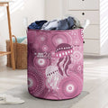 NAIDOC Deadly 50 Years Laundry Basket Jellyfish Aboriginal Culture Inspired Pink