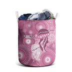 NAIDOC Deadly 50 Years Laundry Basket Jellyfish Aboriginal Culture Inspired Pink