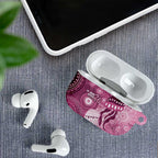 NAIDOC Deadly 50 Years AirPods Case Jellyfish Aboriginal Culture Inspired Pink