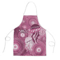 NAIDOC Deadly 50 Years Apron Jellyfish Aboriginal Culture Inspired Pink