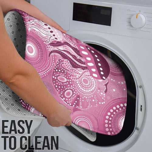 NAIDOC Deadly 50 Years Bathroom Set Jellyfish Aboriginal Culture Inspired Pink