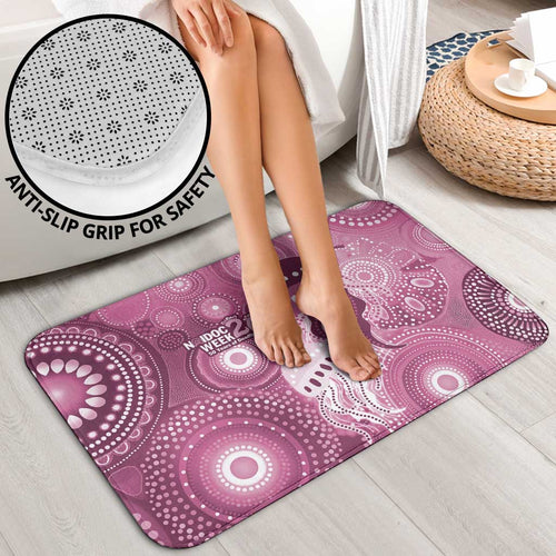 NAIDOC Deadly 50 Years Bathroom Set Jellyfish Aboriginal Culture Inspired Pink