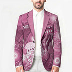 NAIDOC Deadly 50 Years Blazer Jellyfish Aboriginal Culture Inspired Pink