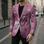 NAIDOC Deadly 50 Years Blazer Jellyfish Aboriginal Culture Inspired Pink