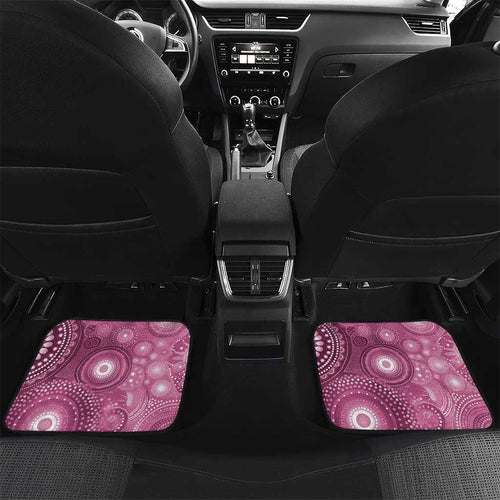 NAIDOC Deadly 50 Years Car Mats Jellyfish Aboriginal Culture Inspired Pink