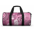 NAIDOC Deadly 50 Years Duffle Bag Jellyfish Aboriginal Culture Inspired Pink