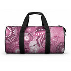 NAIDOC Deadly 50 Years Duffle Bag Jellyfish Aboriginal Culture Inspired Pink
