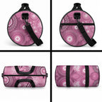 NAIDOC Deadly 50 Years Duffle Bag Jellyfish Aboriginal Culture Inspired Pink