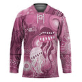 NAIDOC Deadly 50 Years Hockey Jersey Jellyfish Aboriginal Culture Inspired Pink