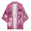NAIDOC Deadly 50 Years Kimono Jellyfish Aboriginal Culture Inspired Pink