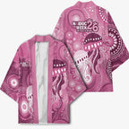 NAIDOC Deadly 50 Years Kimono Jellyfish Aboriginal Culture Inspired Pink