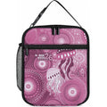 NAIDOC Deadly 50 Years Lunch Bag Jellyfish Aboriginal Culture Inspired Pink
