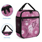NAIDOC Deadly 50 Years Lunch Bag Jellyfish Aboriginal Culture Inspired Pink