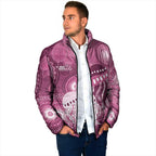 NAIDOC Deadly 50 Years Padded Jacket Jellyfish Aboriginal Culture Inspired Pink