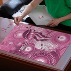 NAIDOC Deadly 50 Years Puzzle Jellyfish Aboriginal Culture Inspired Pink