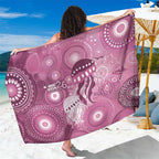 NAIDOC Deadly 50 Years Sarong Jellyfish Aboriginal Culture Inspired Pink