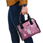 NAIDOC Deadly 50 Years Shoulder Handbag Jellyfish Aboriginal Culture Inspired Pink
