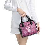 NAIDOC Deadly 50 Years Shoulder Handbag Jellyfish Aboriginal Culture Inspired Pink