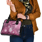 NAIDOC Deadly 50 Years Shoulder Handbag Jellyfish Aboriginal Culture Inspired Pink